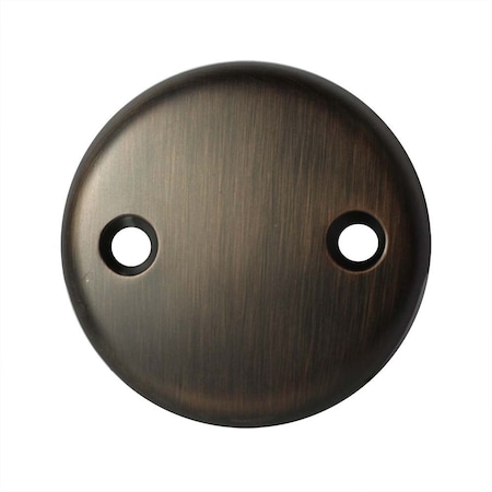 Thrifco Plumbing 2 Hole Cover Plate Oil Rubbed Bronze 4405869